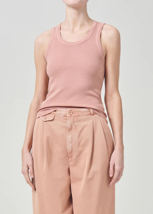 Poppy Tank in Mint Cream