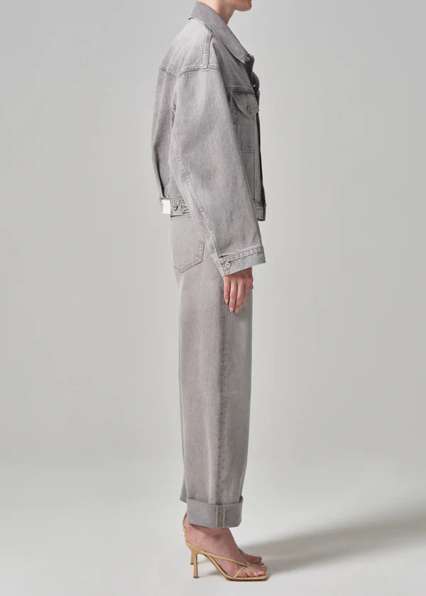 Ayla Baggy in Quartz Grey