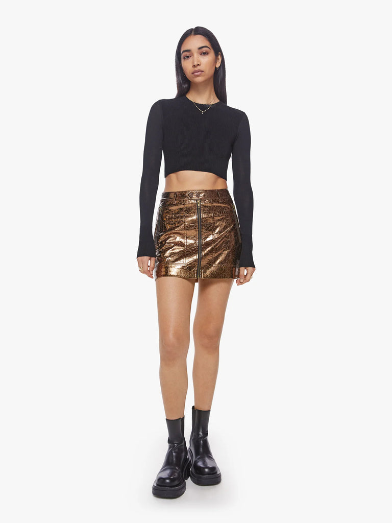 The Sprocket Mini Skirt in Crushing Cans