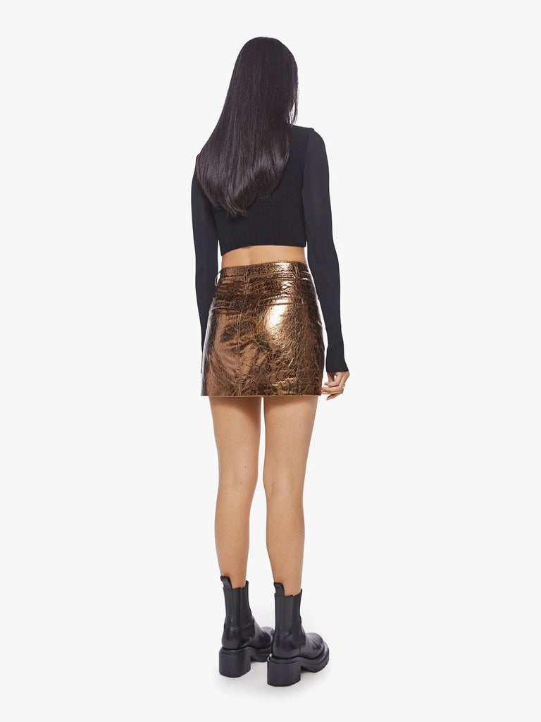 The Sprocket Mini Skirt in Crushing Cans