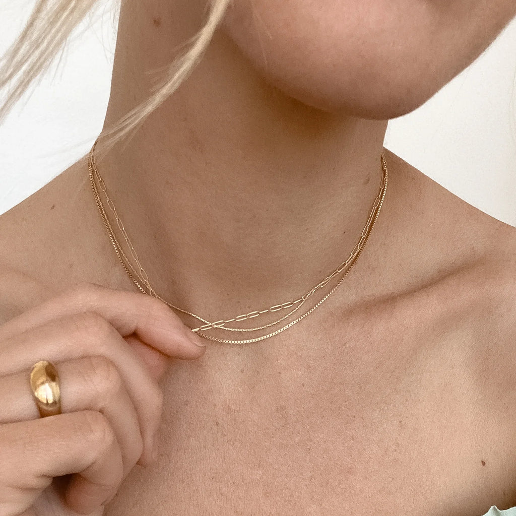 Rosalie Necklace in Gold